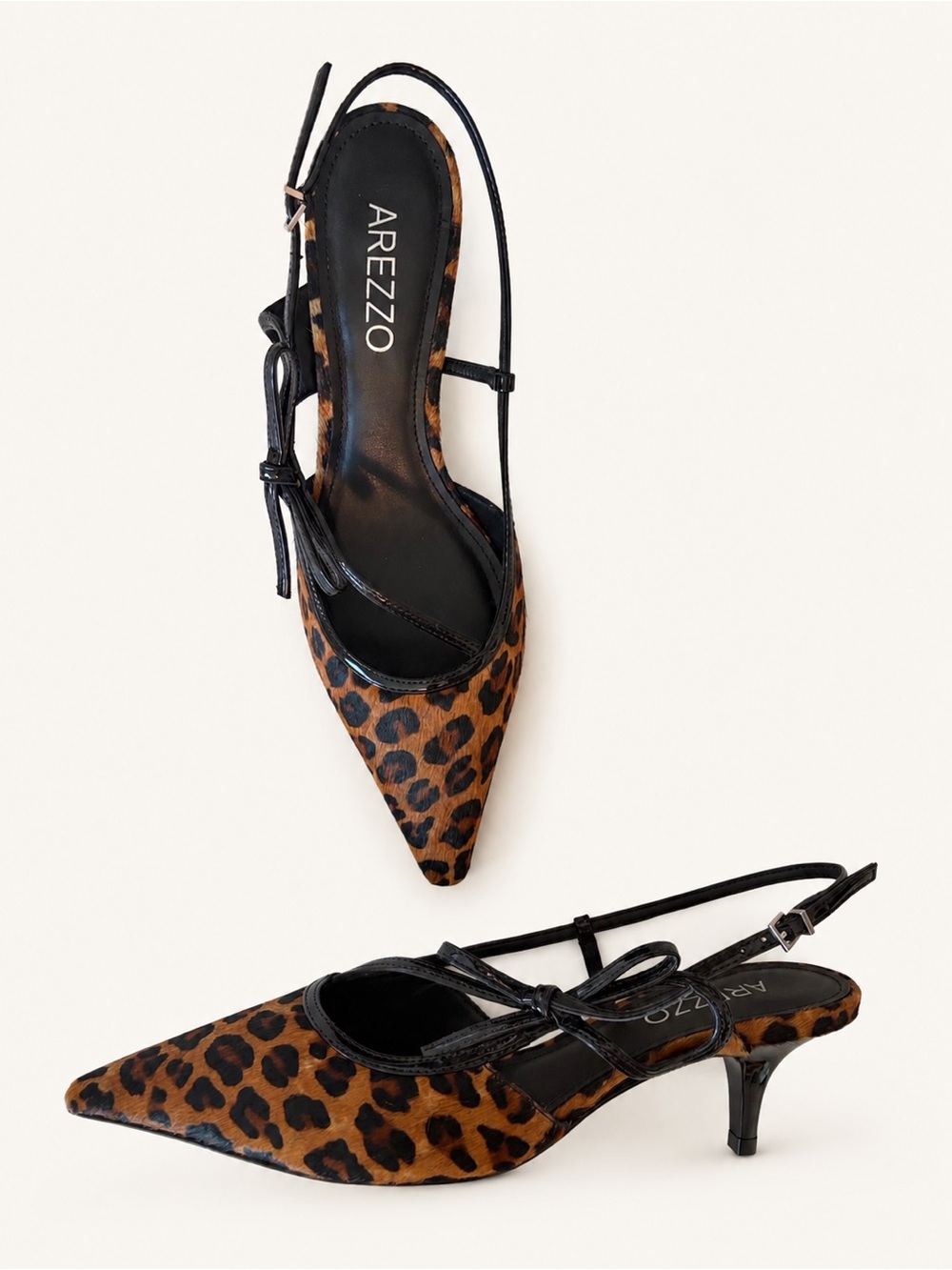 Arezzo • Tessa Mid Stiletto Pointy Toe Pumps •  Size 9-1/2